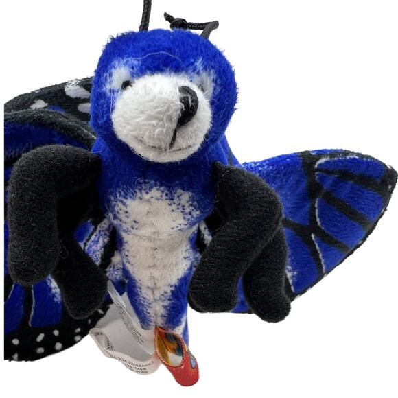 Adventure Planet Plush Butterfly Blue Morpho - Picture 4 of 4